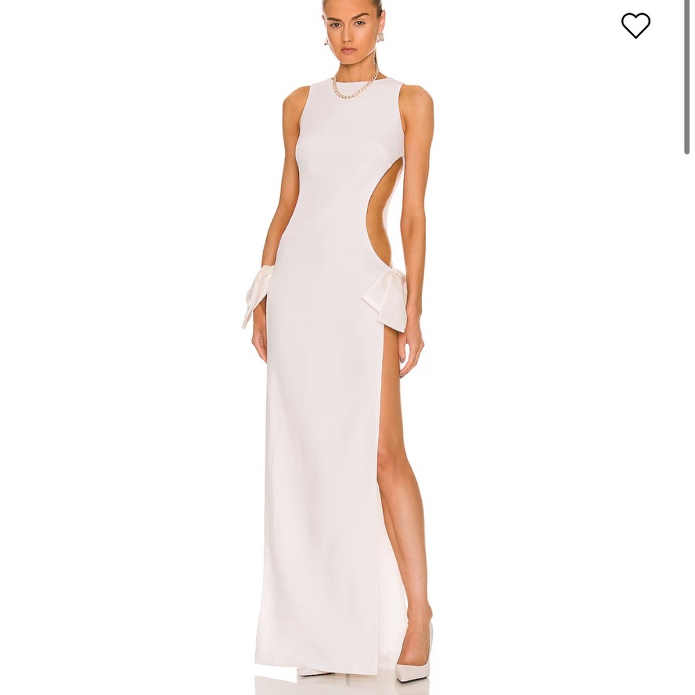 Monot Elegant White Backless Dress w/ TAGS